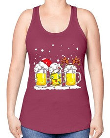 beer hunting 647# - beer -Racerback Tank