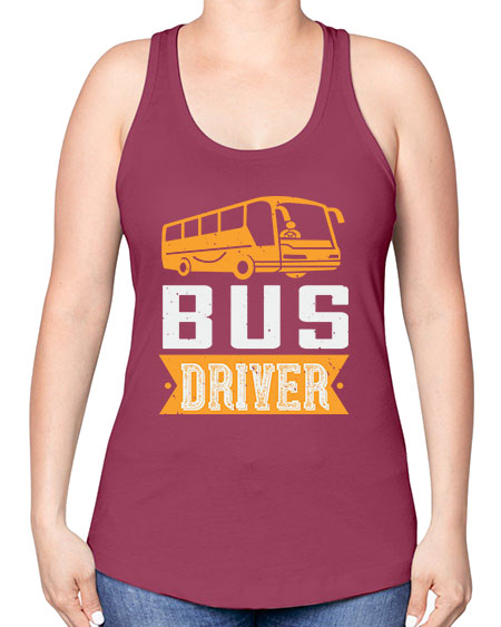 bus driver Style 641# - Bus Driver -Racerback Tank