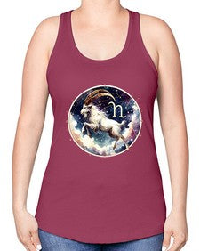 capricorn 211# - capricorn -Racerback Tank