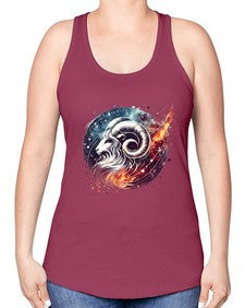 capricorn 213# - capricorn -Racerback Tank