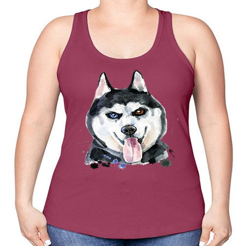 dog 103# - dogs -Racerback Tank