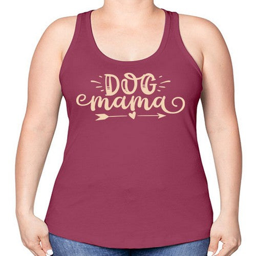 dog mama 83# - dogs -Racerback Tank