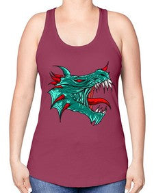 dragon 174# - dragon -Racerback Tank