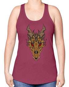 dragon 179# - dragon -Racerback Tank