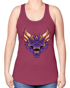 dragon 183# - dragon -Racerback Tank