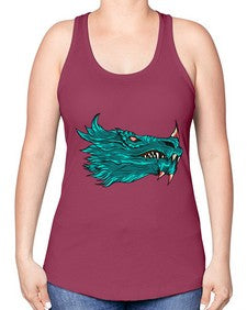 dragon 186# - dragon -Racerback Tank