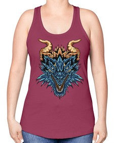 dragon 189# - dragon -Racerback Tank