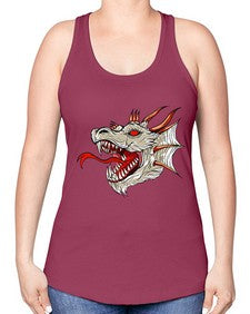 dragon 191# - dragon -Racerback Tank