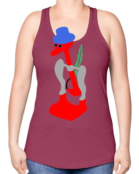 drinky bird 33# - birds -Racerback Tank