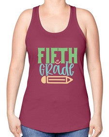 fifth grade 59# - fifth grade -Racerback Tank