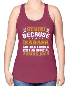 gemini 218# - gemini -Racerback Tank