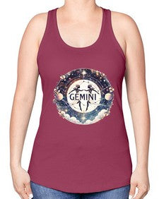 gemini 237# - gemini -Racerback Tank