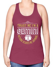 gemini 245# - gemini -Racerback Tank