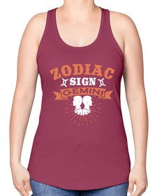 gemini 246# - gemini -Racerback Tank
