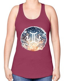 gemini 247# - gemini -Racerback Tank