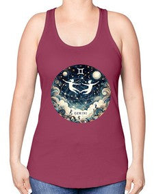 gemini 249# - gemini -Racerback Tank