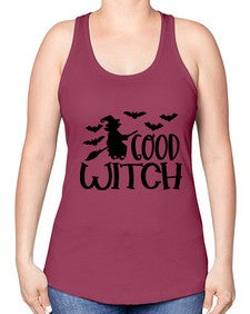 good witch 36# - witch -Racerback Tank