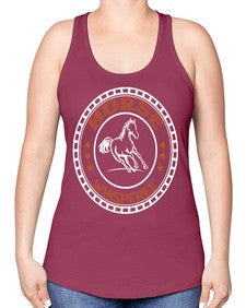 horse whisperee Style 47# - horse -Racerback Tank