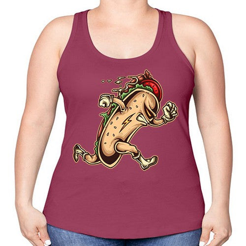hot dog hero 159# - dogs -Racerback Tank