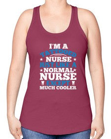 i am tattooed nurse just like a Style 862# - nurse -Racerback Tank