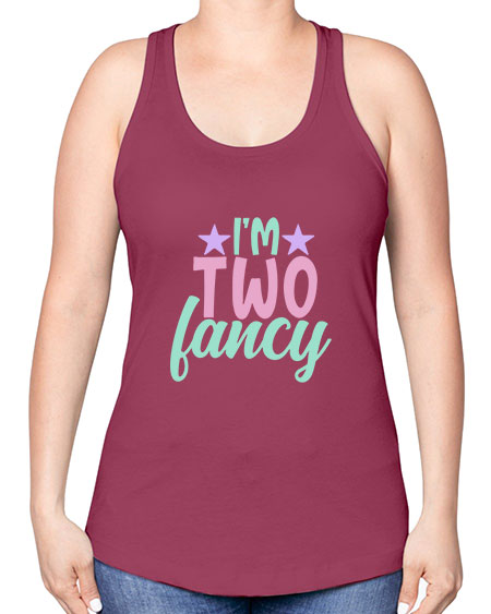 im two fancy Style 121# - kids -Racerback Tank
