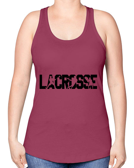 lacrosse 1# - lacrosse -Racerback Tank