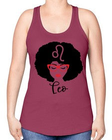 leo 298# - leo -Racerback Tank