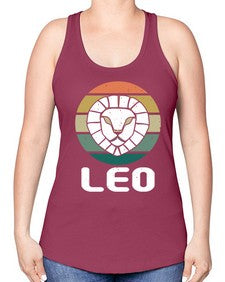 leo 299# - leo -Racerback Tank