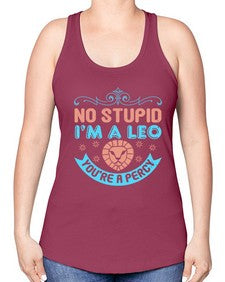 leo 306# - leo -Racerback Tank
