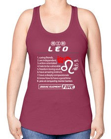 leo 307# - leo -Racerback Tank