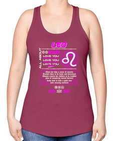 leo 308# - leo -Racerback Tank