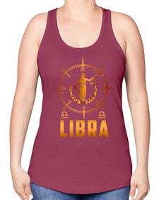 libra 135# - libra -Racerback Tank
