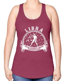 libra 26# - libra -Racerback Tank