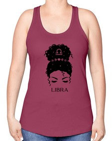 libra 334# - libra -Racerback Tank