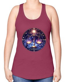 libra 341# - libra -Racerback Tank