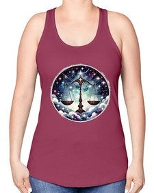 libra 342# - libra -Racerback Tank