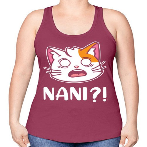 nani271# - anime -Racerback Tank
