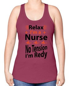 nurse tshirt 1210# - nurse -Racerback Tank
