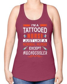 nurse tshirt 1214# - nurse -Racerback Tank