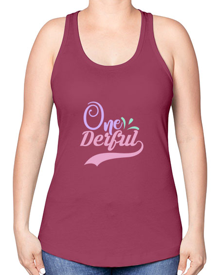 one derful Style 174# - kids -Racerback Tank