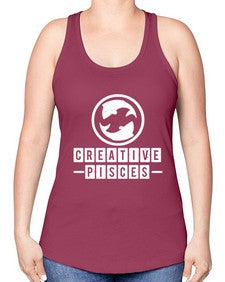 pisces 345# - pisces -Racerback Tank