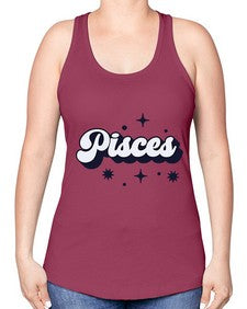pisces 354# - pisces -Racerback Tank