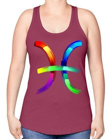 pisces 370# - pisces -Racerback Tank