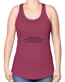 programmer some one who solves problems 2# - computer -Racerback Tank