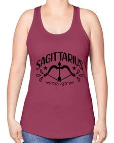sagittarius 410# - sagittarius -Racerback Tank
