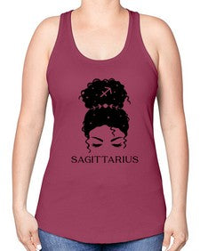 sagittarius 420# - sagittarius -Racerback Tank
