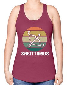 sagittarius 424# - sagittarius -Racerback Tank