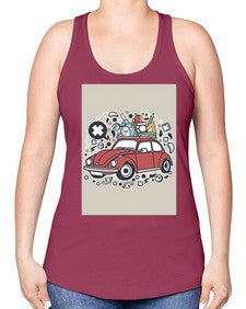 school tour 800# - general school -Racerback Tank
