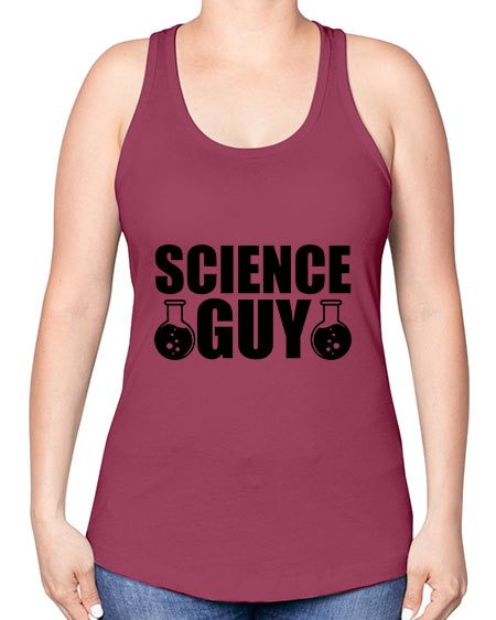science guy 115# - general science -Racerback Tank