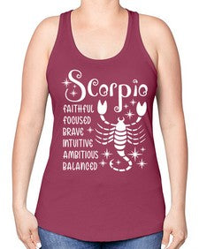 scorpio 435# - scorpio -Racerback Tank